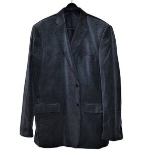 Per Grupps (Stars Canada) Velvet-Like Checkered Blazer